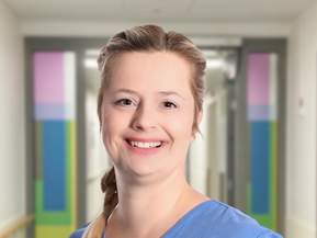 Jennifer Mensing, Breast Care Nurse im Maria-Josef-Hospital Greven, Foto: Michael Dedeke, Münster Jennifer Mensing