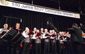 Der MGV Concordia aus Greven singt am 16. Dezember 2017 Weihnachtslieder im Maria-Josef-Hospital.