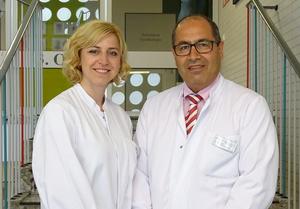 Chefarzt Dr. Ferdosi und Oberärztin Ella Meimann in der Gynäkologie im Maria-Josef-Hospital Greven Chefarzt Dr. Ferdosi und Oberärztin Ella Meimann in der Gynäkologie im Maria-Josef-Hospital Greven