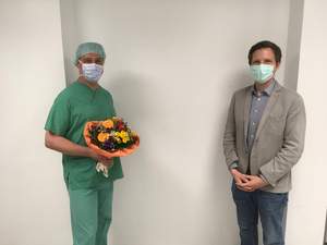 Ulli Stolpmann (links) ist neue Pflegefachleitung für den OP im Maria-Josef-Hospital in Greven