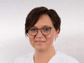 Melanie Löwer, Pflegebereichsleitung für die internistischen Stationen im Maria-Josef-Hospital in Greven, Foto: Michael Johann Dedeke, Münster