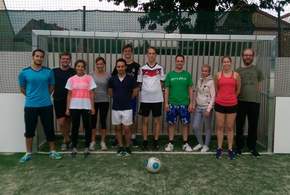 Freier Fußballtreff im Rahmen des Betrieblichen Gesundheitsmanagements im Maria-Josef-Hospital in Greven