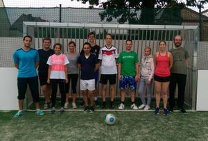 Freier Fußballtreff im Rahmen des Betrieblichen Gesundheitsmanagements im Maria-Josef-Hospital in Greven