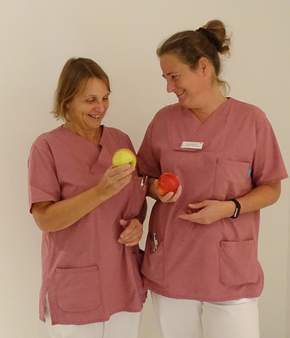 Apfelaktion – Betriebliches Gesundheitsmanagement im Maria-Josef-Hospital in Greven
