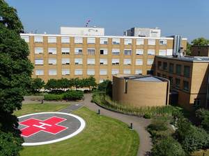 Hubschrauberlandeplatz am Maria-Josef-Hospital in Greven Hubschrauberlandeplatz am Maria-Josef-Hospital in Greven