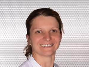 Sabrina Stein, Physician Assistant in der Unfallchirurgie und Orthopädie im Maria-Josef-Hospital in Greven, Fotograf: Michael Johann Dedeke, Münster