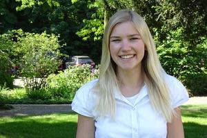 Sabrina Hermeler, Ansprechpartnerin für das Betriebliche Gesundheitsmanagement im Maria-Josef-Hospital in Greven