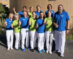 Das Team von salvea Greven im Maria-Josef-Hospital